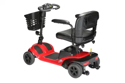 Movilidad Scooter eléctrico para discapacitados de cuatro ruedas con un solo asiento